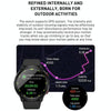 Outdoor GPS Sport Watch 1.32inch HD Round Screen Multi Sport Mode Smartwatch(Silver)