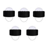 5 PCS D2 LED Flashing Finger Light Stage Small Magic Ball Flash(Black)