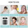 KS-X007 Electric Heating Hot Compress Pore Cleaner Home Facial Blackhead Acne Remover(White)