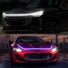 Car Startup Scan Through Hood LED Daytime Running Atmosphere Light, Length:1.8m(Ice Blue Light)