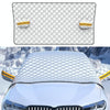 SUITU R-3945 Car Winter Front Glass Snow Shield Defrost Sunshade Thickened Car Clothing, Style: Non-magnet Three Layers Thickened