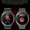 KT62 1.36 inch TFT Round Screen Smart Watch Supports Bluetooth Call/Blood Oxygen Monitoring, Strap:Leather Strap(Silver)