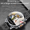H18 Ultra-Thin Round Ball Screen 1.95 Inch Plug-In Phone Smart Watch 32G(Silver)