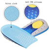 Half-Size Inner Heightening Pads Soft And Comfortable Invisible Shock Absorption Increased Insoles, Size: 3.5cm(Blue)