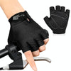 WEST BIKING YP0211218 Cycling Breathable Short Gloves Non-Slip Half Finger Gloves, Size: 2XL(Black)