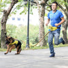 Lovoyager Dog Treat Pouch Bag, Blue, with Water Bottle Holder