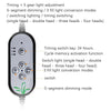 LED Clip Plant Lamp USB Remote Control Dimming Grow Light, Style: Three Head(Full Spectral)