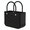 Outdoor EVA Hole Waterproof Bag Beach Bags(Black)