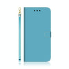 For Asus Zenfone 9 Imitated Mirror Surface Flip Leather Phone Case(Blue)