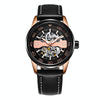 OCHSTIN 62002A Master Series Hollow Mechanical Men Watch(Rose Gold-Black)