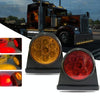 12/24V 14 LEDs Truck Two-Color Side Light Trailer Side Tail Light