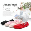 Flats Soft Ballet Shoes Latin Yoga Dance Sport Shoes for Children & Adult(Red)