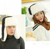 Autumn and Winter Outdoor Travel Windproof Warm Ear Protected Cap Flight Hats, Size:L58-60cm( Wine Red)