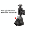 Dual-leg Suction Cup + Single Suction Cup with Selfie Stick Kits (Black)