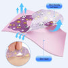 30pcs/pack Cartoon Bear O-shaped Breathable Soft Prevent Mouth Open Sticker, Size: Large(Purple)