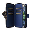 For Samsung Galaxy A15 Nine-card Slots Zipper Wallet Bag Leather Phone Case(Blue)