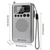 RETEKESS TR106 Portable Radio With Sleep Timer