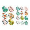 3 Packs Easter Egg Cartoon Glass Window Decoration Wall Sticker, Specification: Combination 5