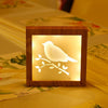 Dimming Warm White Light Photo Frame LED Decoration Light, Remote Control Creative Night Light Lamp Novelty Gift