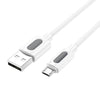 Borofone BX114 Structure 2.4A USB to Micro USB Charging Data Cable, Length: 1m(Black)