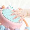 Baby Music Hand Drum Multi-function Early Education Puzzle Rattle Toy(Pink)
