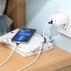 Borofone BX84 1m 2.4A USB to 8 Pin Rise Charging Data Cable(White)
