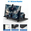 20-inch Pull-out Mobile Phone Screen Amplifier HD Desktop Viewing Mobile Phone Holder(Black)