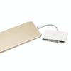 NK-1032 5 In 1 8 Pin to HDMI Multi-function Mobile Phone Converter Adapter (White)