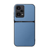 For Redmi Note 12 Pro 5G Global Litchi Leather Magnetic Full Coverage Shockproof Phone Case(Blue)