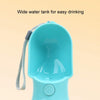 Portable Dog Water Bottle & Food Container - 500ml Blue