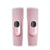 Home Constant Temperature Wireless Leg Massage, Style: Pink Double Hot Compress+Air Pressure+Vibration