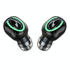 M9 Bluetooth 5.1 Business Style In-ear Stereo Wireless Bluetooth Earphone(Black)