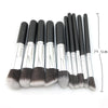 10 PCS Makeup Brushes Set Makeup Tool Powder Eyeshadow Pencil Cosmetic Set (White Gold)