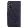 For Samsung Galaxy A16 5G Retro Skin Feel Butterflies Embossing Horizontal Flip Leather Phone Case(Black)