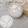 10 Boxes Velvet Shells Mica Piece Nail Stickers Nail Sequins Jewelry(01 Fragments)