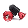2pairs Aluminum Alloy Bicycle Expansion Handlebar Plug(Red)