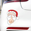 Santa Claus Elk Car Window Decorative Stickers Car Side Window Bumper Decal, Model: C Model 13 x 10cm