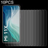 For Xiaomi Mi 11X / Mi 11i 10 PCS 0.26mm 9H 2.5D Tempered Glass Film