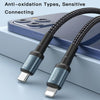 Yesido CA77 20W USB-C / Type-C to 8 Pin Charging Cable, Length: 2m