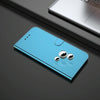 For Asus Zenfone 9 Imitated Mirror Surface Flip Leather Phone Case(Blue)