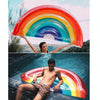 Inflatable Rainbow Shaped Floating Mat Swimming Ring, Inflated Size: 180 x 90cm