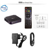X96 mini 4K*2K UHD Output Smart TV BOX Player with Remote Controller without Wall Mount, Android 10 Amlogic S905W Quad Core ARM Cortex A53 2GHz, RAM: 2GB, ROM: 16GB, Supports WiFi, HDMI, TF(Black)