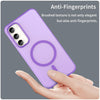 For Samsung Galaxy S23+ 5G MagSafe Frosted Translucent TPU + PC Full Coverage Phone Case(Dark Purple)