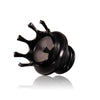 Motorcycle CNC Aluminum Alloy Crown Fuel Tank Cap Suitable For Harley 883 / XL / 1200 / 48 / 72(Black and White)
