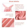Pink Rabbit Ear Pet Sweatshirt, XL (Dog/Cat)