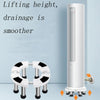 Round Air Conditioner Base Stainless Steel Stretchable Heightening Bracket, Specification:4-Legs Highten 20cm