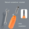 Children Screw-Tightening Electric Drill Toy Manual Assembly Toolbox, Style: 3D + Electric Drill (276 PCS)