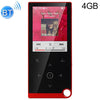 E05 2.4 inch Touch-Button MP4 / MP3 Lossless Music Player, Support E-Book / Alarm Clock / Timer Shutdown, Memory Capacity: 4GB Bluetooth Version(Red)