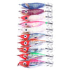 HENGJIA SJB012 Night Light Simulation Shrimp Squid Needle Sea Fishing Fake Bait(10 Colors Bagged)