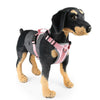 Reflective Dog Harness Vest, Breathable Nylon, Pink, Medium